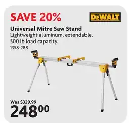 Home Hardware Universal Mitre Saw Stand offer