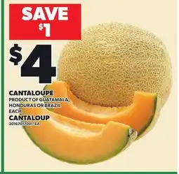 Independent Grocer CANTALOUPE offer