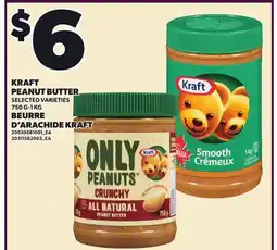 Independent Grocer KRAFT PEANUT BUTTER, 750 G-1 KG offer