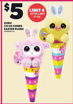 Loblaws ZURU CO CO CONES EASTER PLUSH offer