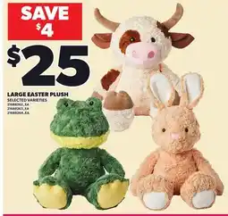 Loblaws LARGE EASTER PLUSH offer