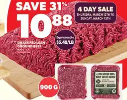 Loblaws GRASS FED LEAN GROUND BEEF offer