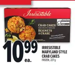 Metro IRRESISTIBLE MARYLAND STYLE CRAB CAKES offer