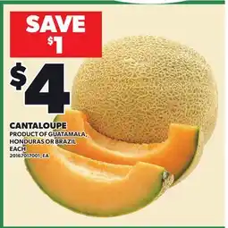 Loblaws CANTALOUPE, EACH offer