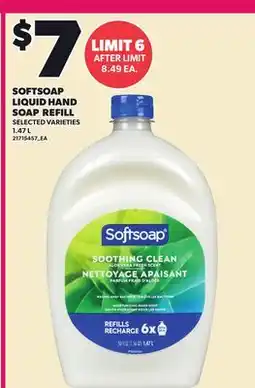 Loblaws SOFTSOAP LIQUID HAND SOAP REFILL offer