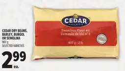 Metro CEDAR DRY BEANS, BARLEY, BURGOL OR SEMOLINA offer