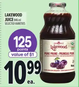 Metro LAKEWOOD JUICE offer