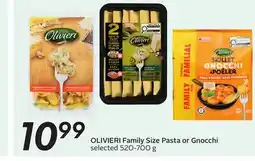 Sobeys OLIVIERI Family Size Pasta or Gnocchi offer
