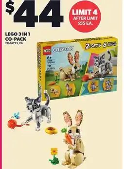 Loblaws LEGO 3 IN 1 CO-PACK offer