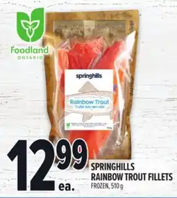 Metro SPRINGHILLS RAINBOW TROUT FILLETS offer