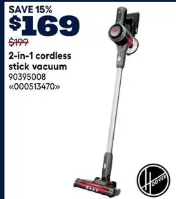 RONA HOOVER 2-in-1 cordless stick vacuum offer