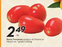 Sobeys Roma Tomatoes offer