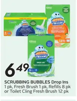 Sobeys SCRUBBING BUBBLES Drop Ins offer