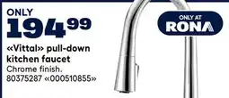 RONA Landon & Co. Vittal pull-down kitchen faucet offer