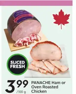 Sobeys PANACHE Ham or Oven Roasted Chicken offer