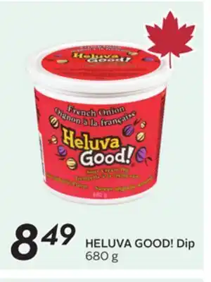 Sobeys HELUVA GOOD! Dip offer