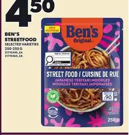 Loblaws BEN'S STREETFOOD offer
