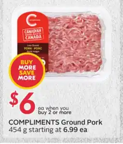 Sobeys COMPLIMENTS Ground Pork offer