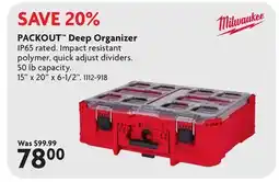 Home Hardware PACKOUT Deep Organizer offer