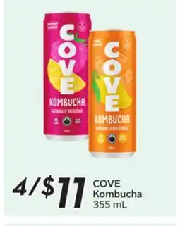 Sobeys COVE Kombucha offer