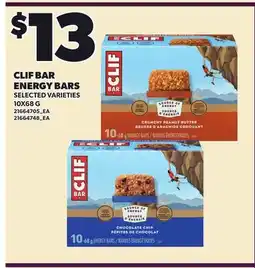 Loblaws CLIF BAR ENERGY BARS offer