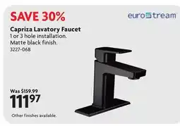 Home Hardware Capriza Lavatory Faucet offer