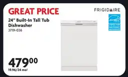 Home Hardware 24 Built-In Tall Tub Dishwasher offer