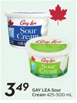 Sobeys GAY LEA Sour Cream offer
