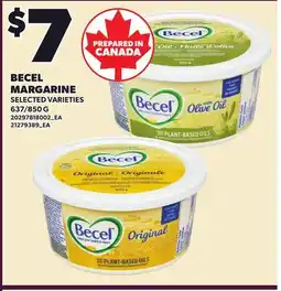 Loblaws BECEL MARGARINE, 637/850 G offer