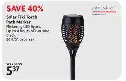 Home Hardware Solar Tiki Torch Path Marker offer