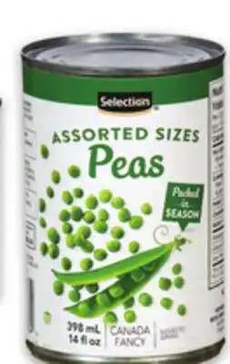 Metro SELECTION CANNED VEGETABLES offer