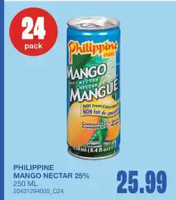Wholesale Club MANGO NECTAR 25% offer
