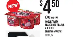 Loblaws IÖGO NANÖ YOGURT WITH FLAVOURED PEARLS offer