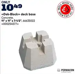 RONA Dek-Block deck base offer