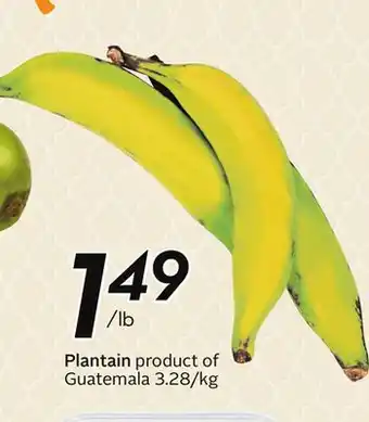 Sobeys Plantain offer