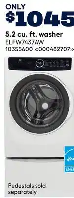 RONA Electrolux 5.2 cu. ft. washer offer