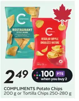 Sobeys COMPLIMENTS Potato Chips offer