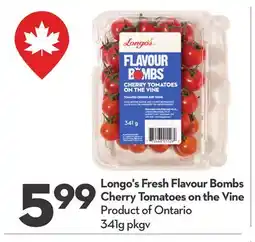 Longo's Fresh Flavour Bombs Cherry Tomatoes on the Vine offer