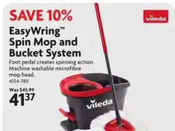 Home Hardware EasyWring Spin Mop and Bucket System offer