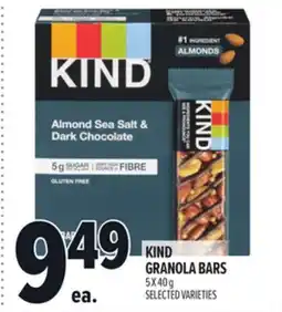 Metro KIND GRANOLA BARS offer