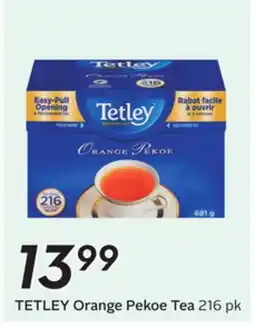 Sobeys TETLEY Orange Pekoe Tea offer