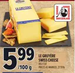 Metro LE GRUYÈRE SWISS CHEESE offer