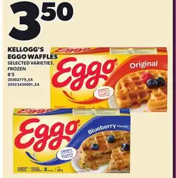 Loblaws KELLOGG'S EGGO WAFFLES, 8'S offer