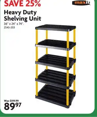 Home Hardware Heavy Duty Shelving Unit offer