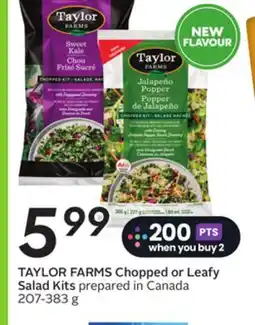 Sobeys TAYLOR FARMS Chopped or Leafy Salad Kits offer
