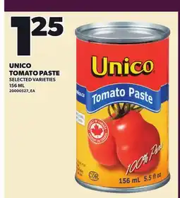 Loblaws UNICO TOMATO PASTE offer