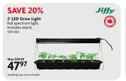 Home Hardware 2' LED Grow Light offer