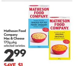 Longo's Matheson Food Company Mac & Cheese offer