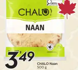 Sobeys CHALO Naan offer