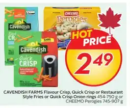 Sobeys CAVENDISH FARMS Flavour Crisp, Quick Crisp or Restaurant Style Fries or Quick Crisp Onion rings offer